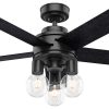 Ceiling Fan Dempsey with Light 52 Inch