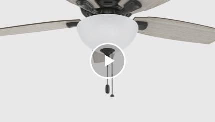 Ceiling Fan Contempo With Light 52 Inch