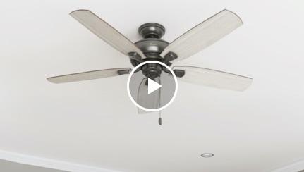 Ceiling Fan Contempo With Light 52 Inch
